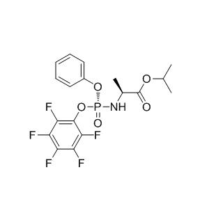 索非布韦侧链;索非布韦磷脂片段;SF-1;N-[(S)-(2,3,4,5,6-五氟苯氧基)苯氧基磷酰基]-L-丙氨酸异丙酯