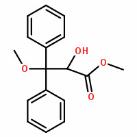 2-羥基-3-甲氧基-3,3-二苯基丙酸甲酯,Benzenepropanoic acid,a-hydroxy-b-methoxy-b-phenyl-,methyl ester