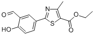 2-(3-醛基-4-羟基苯基)-4-甲基噻唑-5-羧酸乙酯,ethyl 2-(3-formyl-4-hydroxyphenyl)-4-methyl thiazole-5-carboxylate