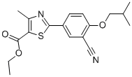 2-(3-氰基-4-異丁氧基苯基)-4-甲基噻唑-5-甲酸乙酯,Ethyl 2-(3-cyano-4-isobutoxyphenyl)-4-methyl-5-thiazolecarboxylate