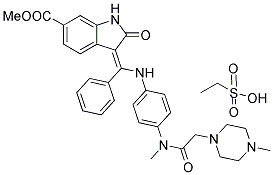 尼达尼布乙磺酸盐,Nintedanib ethanesulfonate