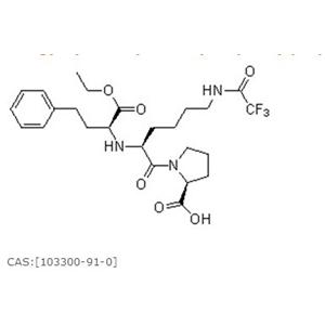 N2-[(1S)-乙氧羰基-3-苯丙基]-N6-三氟乙酰基-L-赖氨酸-L-脯氨酸——赖诺普利中间体
