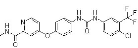 索拉菲尼中间体1,索拉菲尼碱;4-{4-[3-(4-氯-3-三氟甲基苯基)酰脲]苯氧基}吡啶-2-甲酰胺