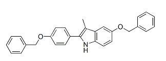 醋酸巴多昔芬中间体1;3-甲基-5-苄氧基-2-(4-苄氧基苯基)-1H-吲哚,3-Methyl-5-(phenylmethoxy)-2-[4-(phenylmethoxy)phenyl]-1H-indole