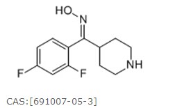 (Z)-(2,4-二氟苯基)-4-哌啶基甲酮肟,(Z)-(2,4-difluorophenyl)-4-piperidinyl-Methanone oxime