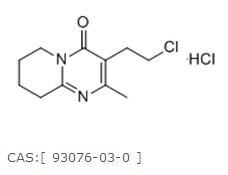 3-(2-氯乙基)-2-甲基-6,7,8,9-四氢-4H-吡啶并[1,2-a]嘧啶-4-酮盐酸盐,3-(2-Chloroethyl)-2-methyl-6,7,8,9-tetrahydro-4H-pyrido[1, 2-a]-pyrimidin-4-one hydrochloride