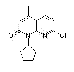 2-氯-8-环戊基-5-甲基-8H-吡啶并[2,3-D]嘧啶基-7-酮,2-chloro-8-cyclopentyl-5-Methylpyrido[2,3-d]pyriMidin-7(8H)-one