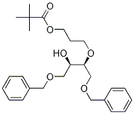 2,2-二甲基丙酸 3-[(1S,2R)-2-羥基-3-(芐氧基)-1-[(芐氧基)甲基]丙氧基]丙基酯,2,2-Dimethylpropanoic acid 3-[(1S,2R)-2-hydroxy-3-(phenylmethoxy)-1-[(phenylmethoxy)methyl]propoxy]propyl ester