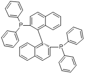 催化劑(R)-(+)-2,2’-雙(二苯膦基)-1,1’-聯(lián)萘CAS號(hào):76189-55-4