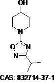 1-(3-异丙基-[1,2,4]恶二唑-5-基)哌啶-4-醇,1-[3-(1-Methylethyl)-1,2,4-oxadiazol-5-yl]-4-piperidinol