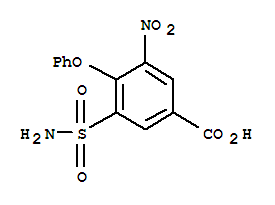 Benzoic acid,3-(aminosulfonyl)-5-nitro-4-phenoxy- (CAS No.28328-53-2),Benzoic acid,3-(aminosulfonyl)-5-nitro-4-phenoxy