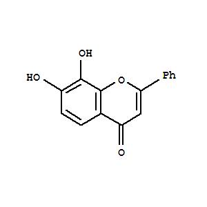 7,8-二羟基黄酮水合物 4H-1-Benzopyran-4-one,7,8-dihydroxy-2-phenyl- (CAS No.38183-03-8)