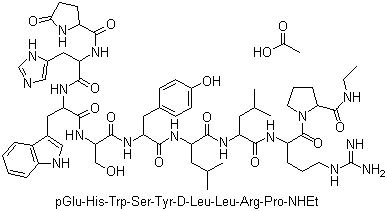 亮丙瑞林；醋酸亮丙瑞林,Leuprolide Acetate；Leuprolide