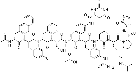 地加瑞克；醋酸地加瑞克,Degarelix Acetate；Degarelix