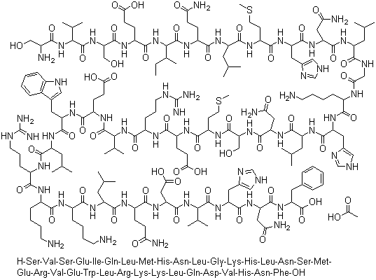 特立帕肽；醋酸特立帕肽,Teriparatide Acetate；Teriparatide