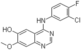4-(3-氯-4-氟苯胺)-7-甲氧基-喹唑啉-6-醇,4-(3-chloro-4-fluorophenylamino)-7-methoxyquinazolin-6-ol