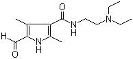 N-(2-(二乙氨基)乙基-5-醛基-2,4-二甲基-1H-吡咯-3-甲酰,N-(2-(diethylamino)ethyl)-5-formyl-2,4-dimethyl-1H- pyrrole-3-carboxamide