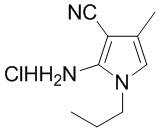 2-氨基-4-甲基-1-丙基-1H-吡咯-3-甲腈（优克那非中间体,盐酸盐）,2-amino-4-methyl-1-propyl-1H-pyrrole-3-carbonitrile(HCl salt)