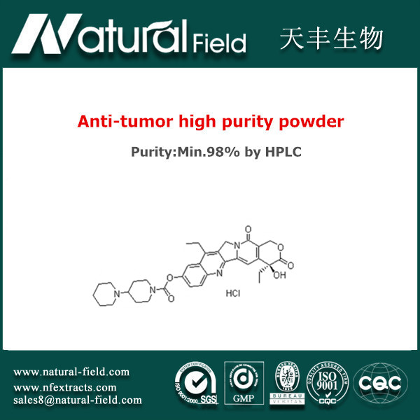 (4S)-4,11-Diethyl-4,9-dihydroxy-1H-pyrano[3',4':6,7]indolizino[1,2-b]quinoline-3,14(4H,12H)dione,Irinotecan hydrochloride