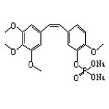 康普瑞汀磷酸二钠(康普瑞汀磷酸酯二钠),Combretastatin A4 disodium  phosphate