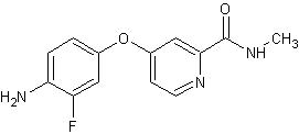 瑞戈非尼杂质A;4-(4-氨基-3-氟苯氧基)吡啶-2-羧酸甲胺,Regorafenib Impurity A;4-(4-AMINO-3-FLUOROPHENOXY)-N-METHYLPICOLINAMIDE