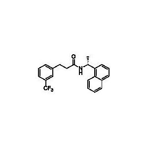 (R)-N-(1-(萘-1-基)乙基)-3-(3-(三氟甲基)苯基)丙酰胺