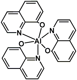 AlQ3,Aluminium tris(quinolin-8-olate)