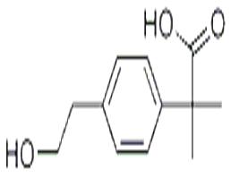 2-(4-(2-羟乙基）苯基）-2-甲基丙酸