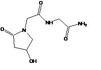 2-(4-羟基-2-氧代-1-乙酰胺基吡咯烷)乙酰胺(奥拉西坦杂质),N-(2-aMino-2-oxoethyl)-2-(4-hydroxy-2-oxopyrrolidin-1-yl)acetaMide