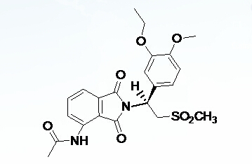 S)-2-[1-(3-乙氧基-4-甲氧基苯基)-2-甲磺?；一鵠-4-乙酰基氨基異吲哚啉-1,3-二酮,(S)-2-[1-(3-乙氧基-4-甲氧基苯基)-2-甲磺?；一鵠-4-乙?；被愡胚徇?1,3-二酮