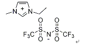 1-乙基-3-甲基咪唑双三氟甲磺酰亚胺盐,1-ethyl-3-methylimidazolium bis[(trifluoromethyl)sulfonyl]imide