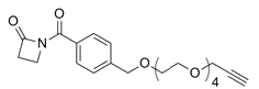 1-(4-(2,5,8,11,14-Pentaoxaheptadec-16-yn-1-yl)benzoyl)azetidin-2-one,1-(4-(2,5,8,11,14-Pentaoxaheptadec-16-yn-1-yl)benzoyl)azetidin-2-one