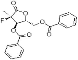 (2R)-2-脱氧-2-氟-2-甲基-D-赤式戊糖酸gamma-内酯3,5-二苯甲酸