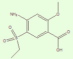 阿米酸,4-Amino-5-(ethylsulphonyl)-o-anisic aci