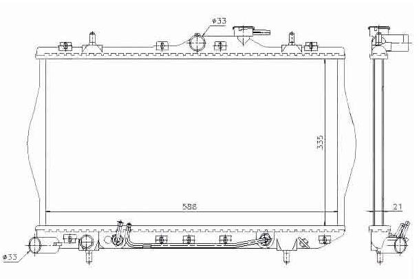 Car Radiator For Hyundai/Accent 1.3 1.5 -- 2531022050,2531022B00,2531022070,Car Radiator For Hyundai/Accent 1.3 1.5 -- 2531022050,2531022B00,2531022070