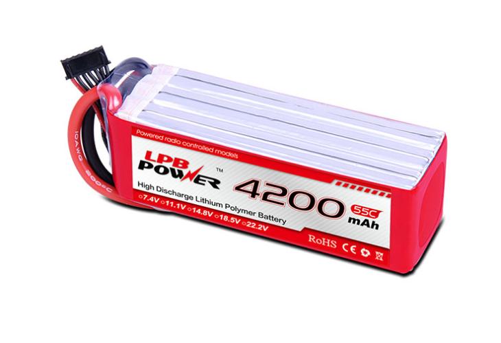 LPB 4200mAh 22.2V 55C Airplane Battery,LPB 4200mAh 22.2V 55C Airplane Battery