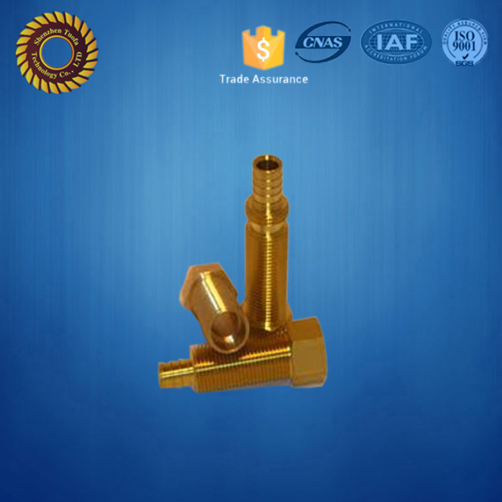 Surface Painted 544 Copper CNC Machining Turning Parts Shaft TEM