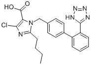 EXP-3174、5-羧酸洛沙坦,2-BUTYL-4-CHLORO-1-[(2'-(1-H-TETRAZOL-5-YL)[1,1'-BIPHENYL]-4-YL)METHYL]-1-H-IMIDAZOLE-5-CARBOXYLIC ACID