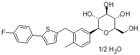 坎格列净半水合物,Canagliflozin heMihydrate