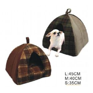 Soft Fabric Plush Fur Pet Dog House