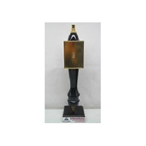 Pipe Style Wooden Beer Tap Handle With Square Badge DY-TH124