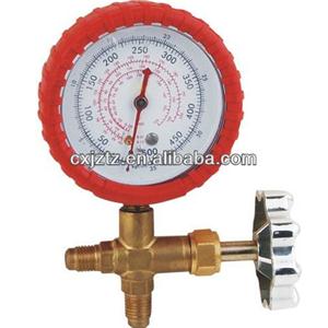 63mm Freon Manometer With Valve For Refrigeration