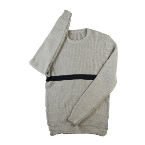 2015 Fall Roune-Neck Pullover Wool Vertical Rib Colorblock Sweater,2015 Fall Roune-Neck Pullover Wool Vertical Rib Colorblock Sweater