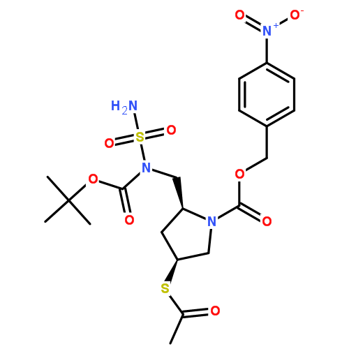 多尼培南侧链,ACS-PNZ-PYRROLIDYL-(BOC)-NSO2NH2