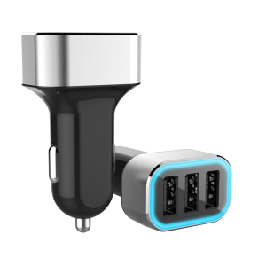 Smart 3 Port USB Car Charger,Smart 3 Port USB Car Charger