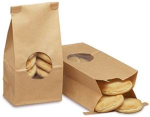 Paper Plastic Bakery Flat Bottom Bags,Paper Plastic Bakery Flat Bottom Bags