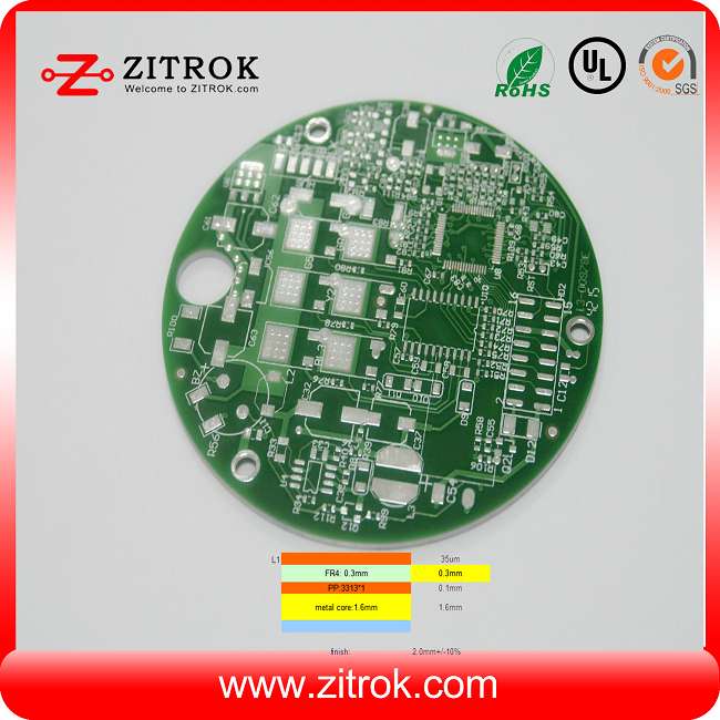 Single-sided FR4 and Aluminum pressed Countersink hole PCB board,Single-sided FR4 and Aluminum pressed Countersink hole PCB board