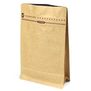 Kraft Coffee Bag With Valve