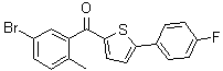 2-(5-溴-2-甲基苯甲酰基)-5-(4-氟苯基)噻吩,2-(5-Bromo-2-methylbenzoyl)-5-(4-fluorophenyl)thiophene