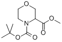 4-叔丁氧羰基-3-吗啉甲酸甲酯,MORPHOLINE-3,4-DICARBOXYLIC ACID 4-TERT-BUTYL ESTER 3-METHYL ESTER